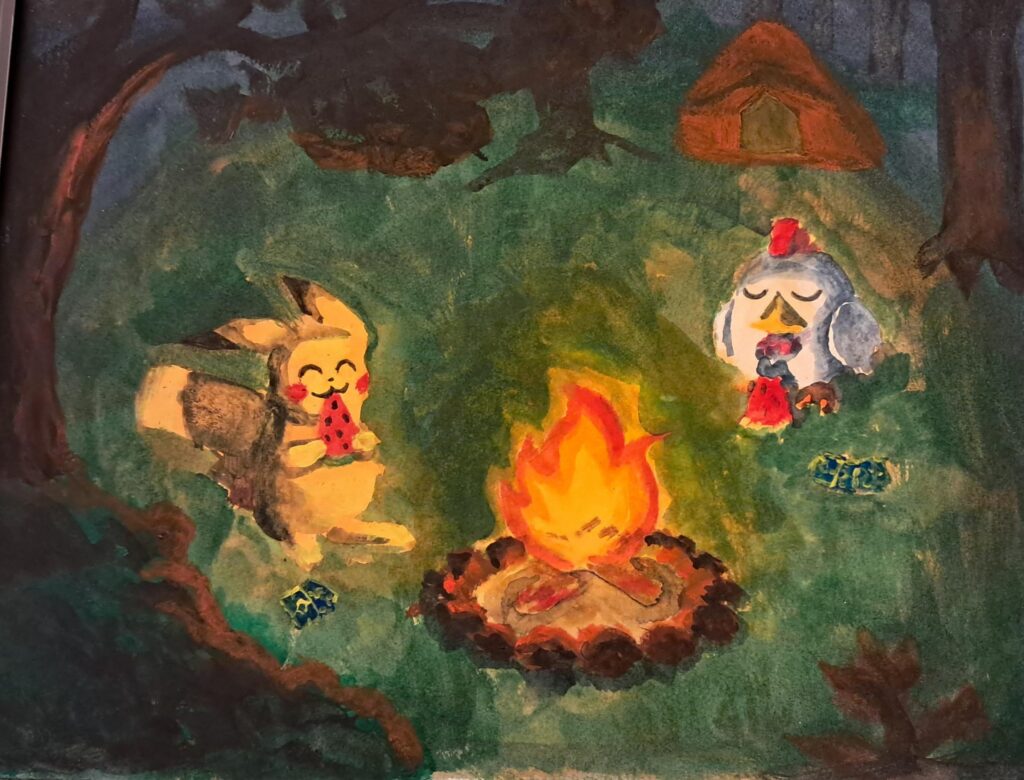 I painted this for a family member and thought it was worth sharing!
