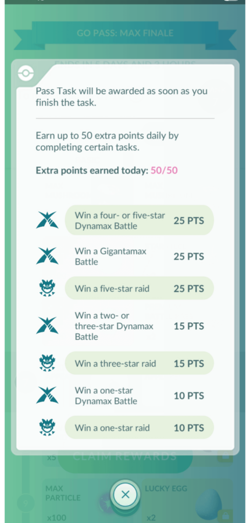 Is the "today" for extra points for Go Pass Max Finale based on last 24hour or calendar day?