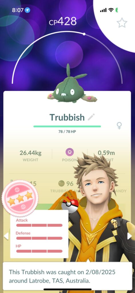 My first 4 star Pokemon and it’s actual trash