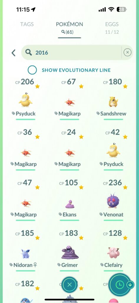 2016 Pokemon