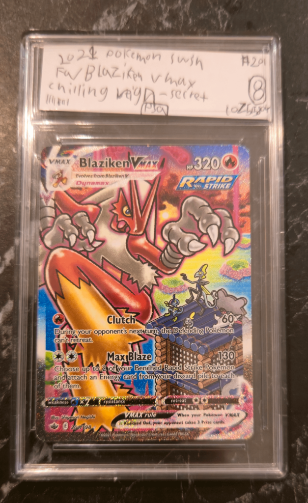 My 8yo has graded his own card. Want me to put it on eBay hoping someone will think it's really graded.
