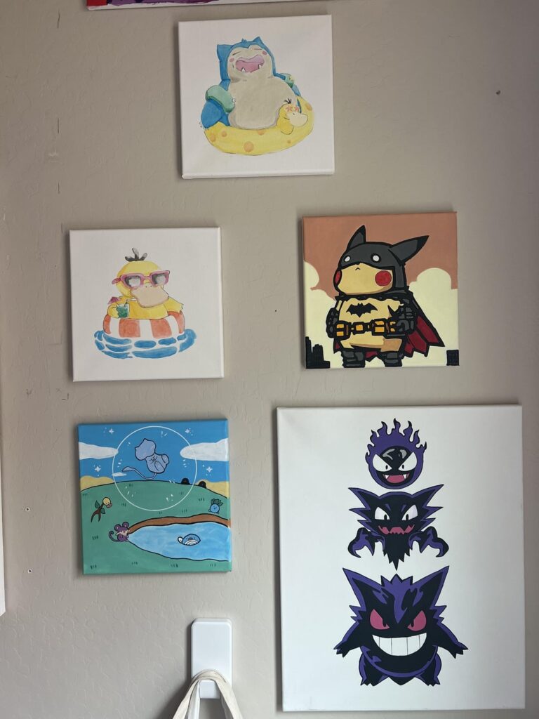 [OC] Pokemon paintings