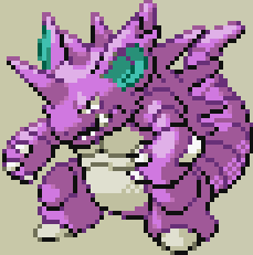 I'm not a artist, but I've had a fakemon/Alternate evolution concept involving Nidoking