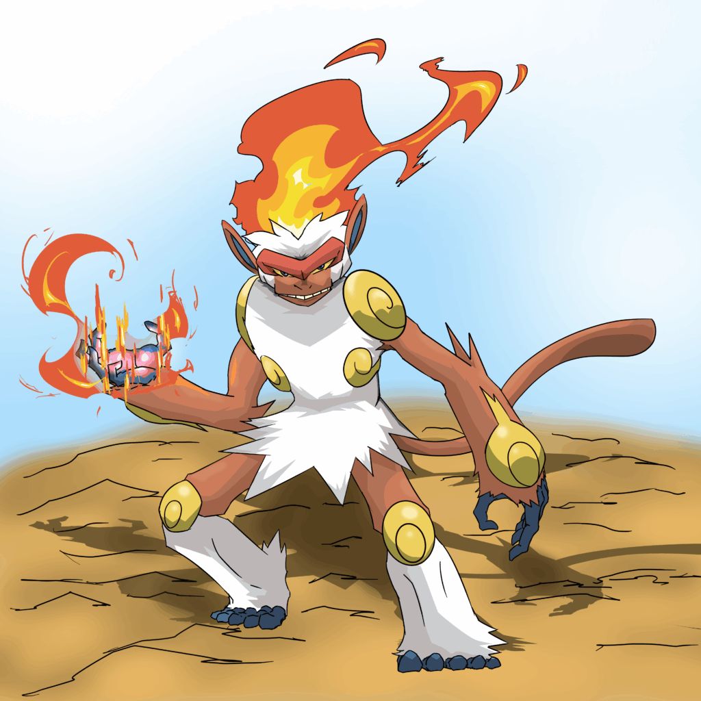 Infernape fanart