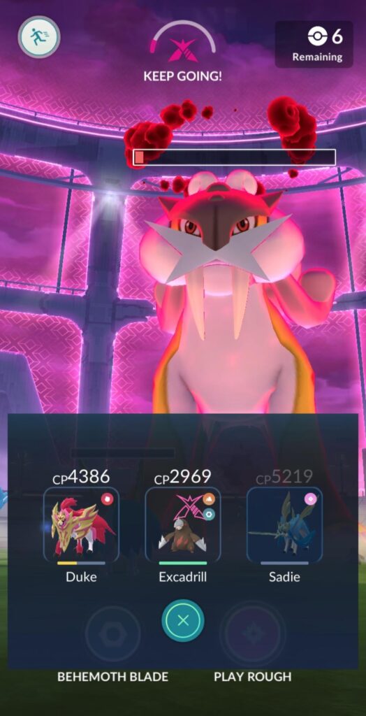 Does anyone know why I was able to use Zacian after it reached 0 hp?