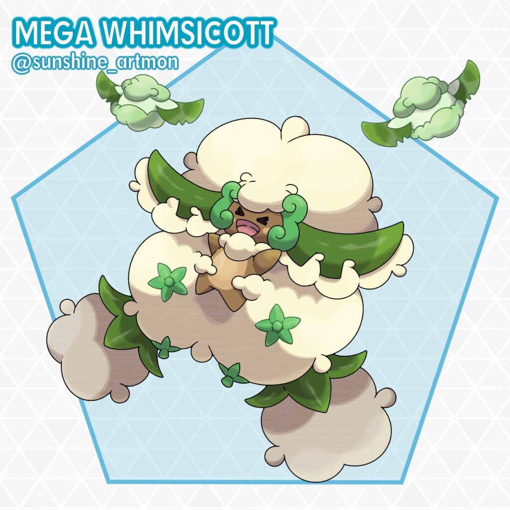 I made a Mega Whimsicott! [OC]