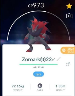 A very dense Zoroark