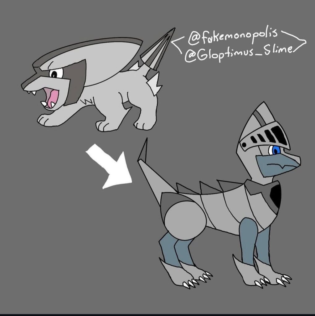 [OC] Combinarian Electrike and Manectric— both are steel type