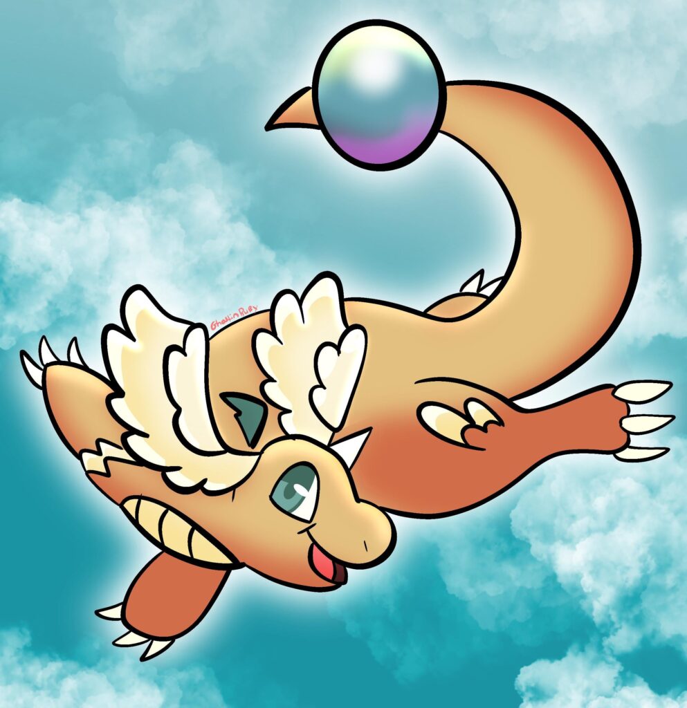 Mega Dragonite drawing I finished today :)(OC)