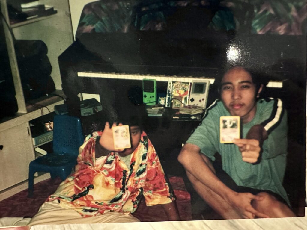 My brother (right) recently passed away. He is the reason I love pokemon.
