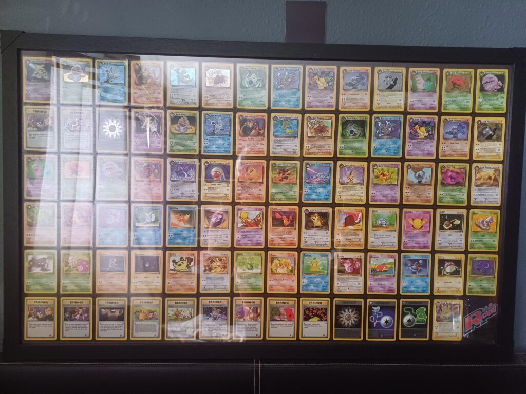 Made a framed display for Team Rocket.