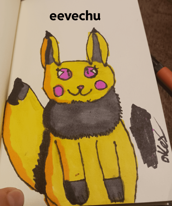 An old drawing but I found it and thought it was cute