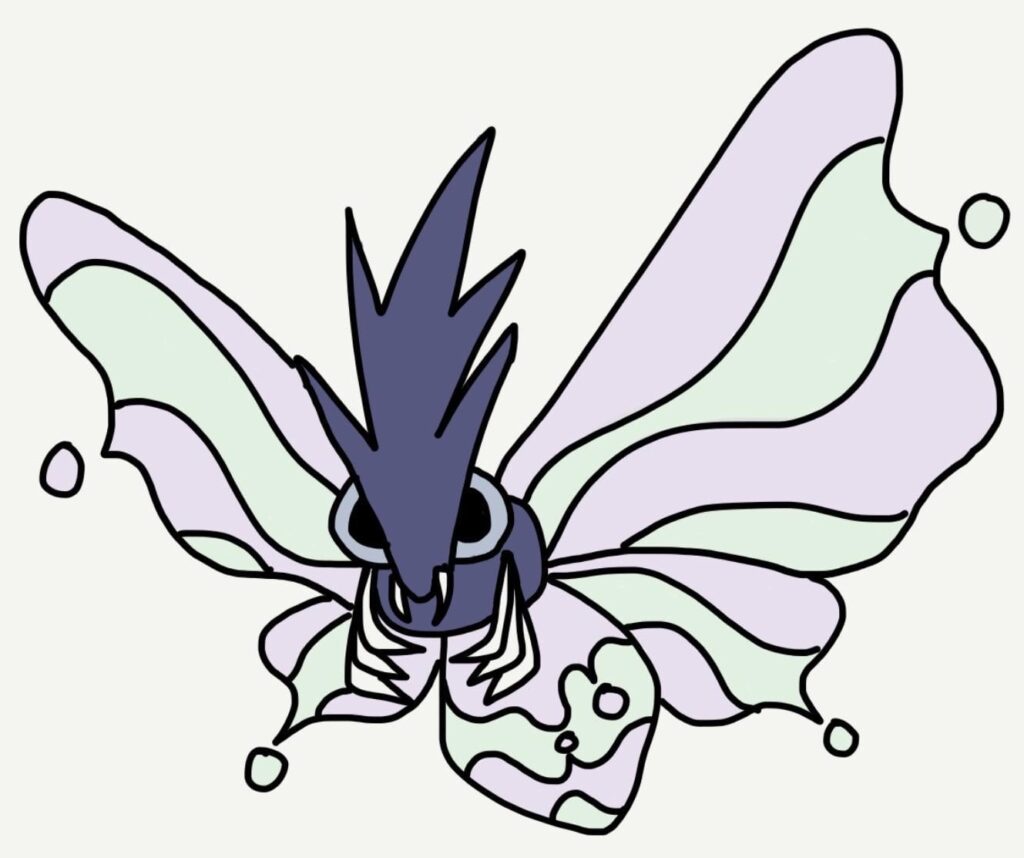Mega Venomoth, Bug/Poison