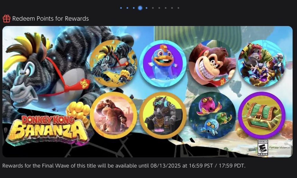 Donkey Kong Bananza NSO Icons Wave 4 [Final Wave] and Mario Party Jamboree NSO Icons Wave 3 are now Available!