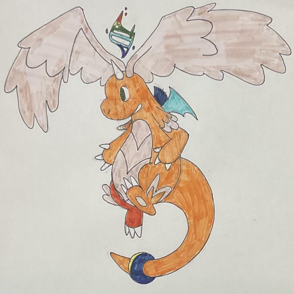 Mega dragonite doodle
