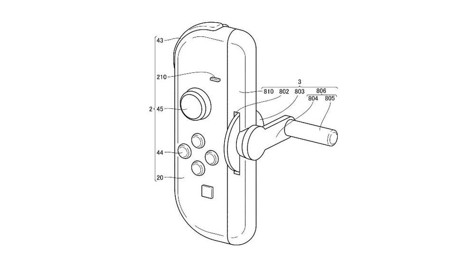 Nintendo just filed patents for a crank and wheel joycon accessory