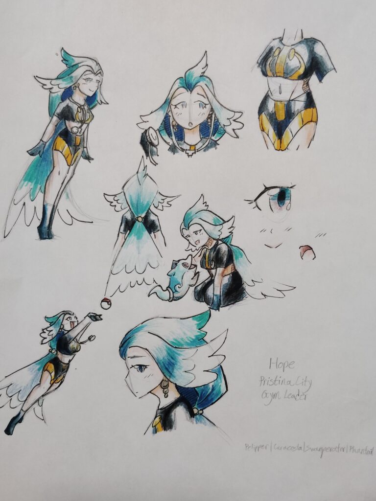 Concept Art for One of Frontera's Gym Leaders