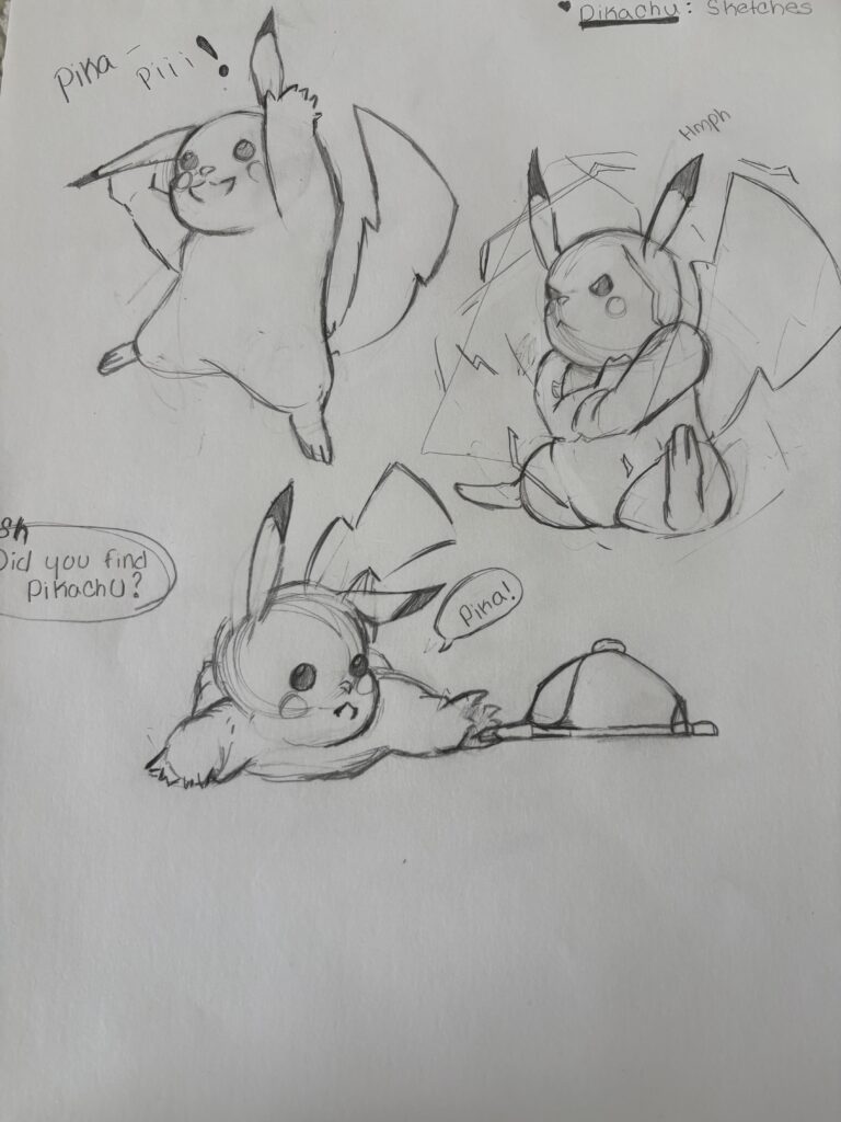 Decided to draw pikachu