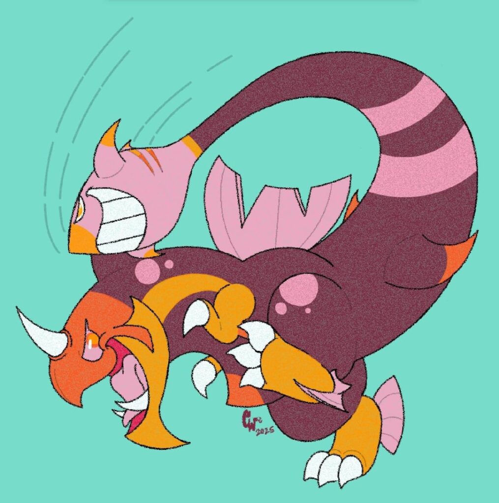 Decided to redraw Jaugnatic, an evo I designed for a past TrueGreen7 contest!