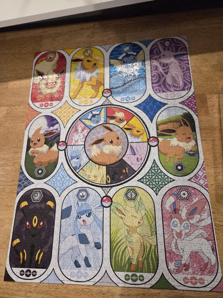 Super satisfying puzzle! Gotta love my eeveelutions