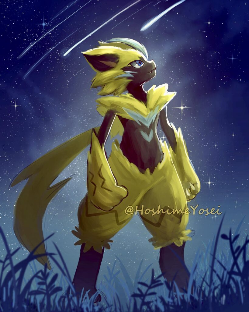 I drew a Zeraora art ! What you all think ?