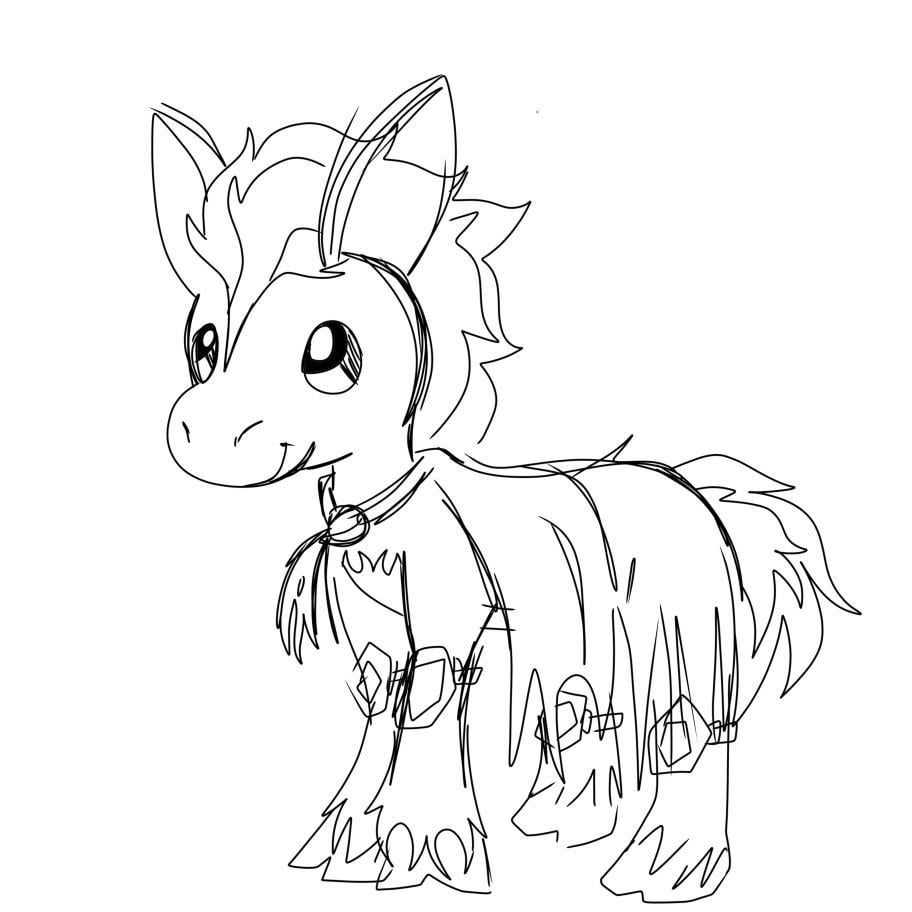 new fire type starter concept, Embercolt