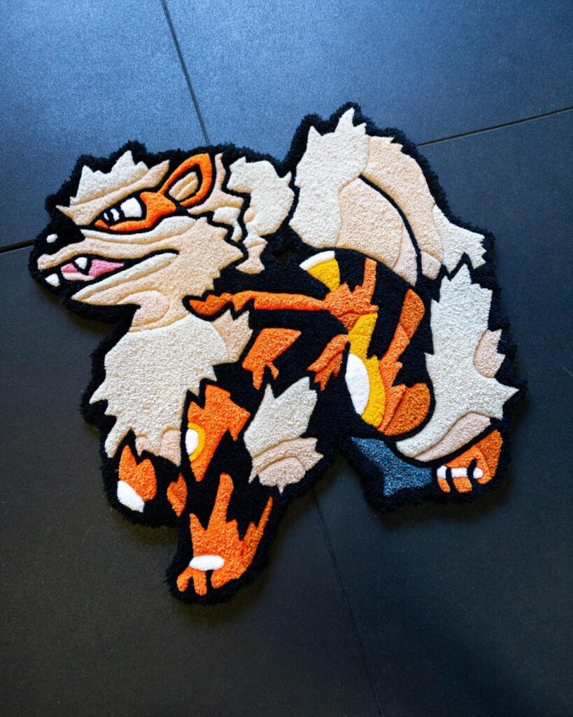 I turned Arcanine into a rug..