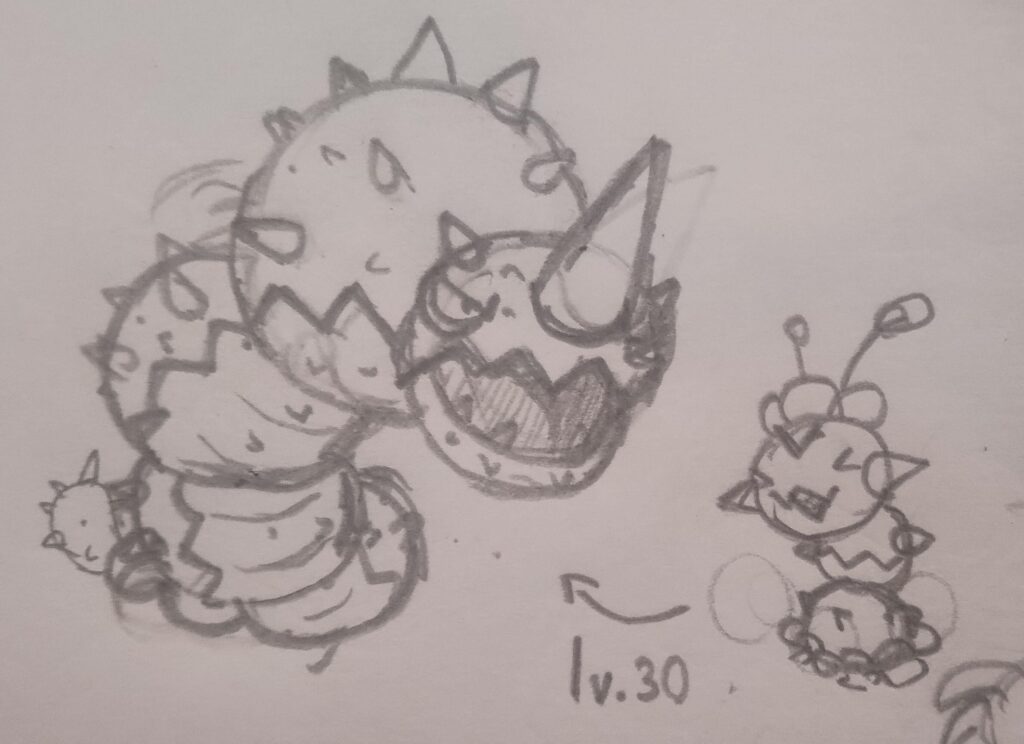 Any name ideas for this fakemon? Is a Grass Ground type Pokémon bases in snakes and cactus