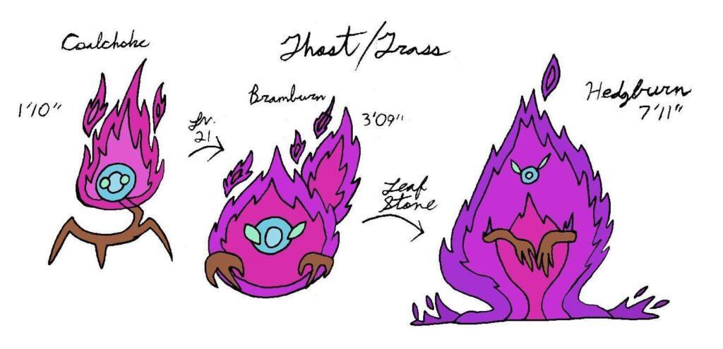 Fakemon based on the burning bush