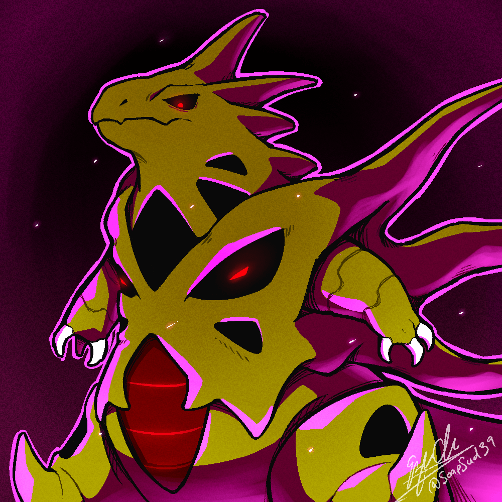 Everyone's going on about Mega Dragonite, but I thought Mega T-tar was pretty cool [OC]