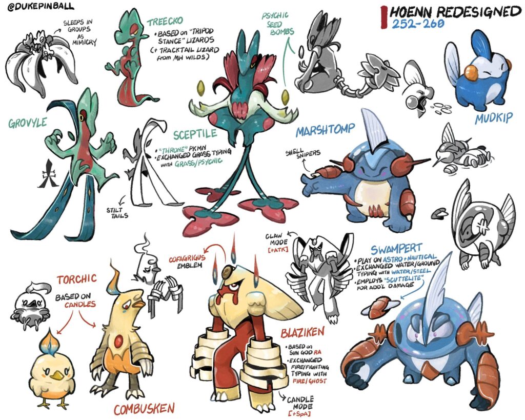 Redesigning the Hoenn Pokedex (Day 1)