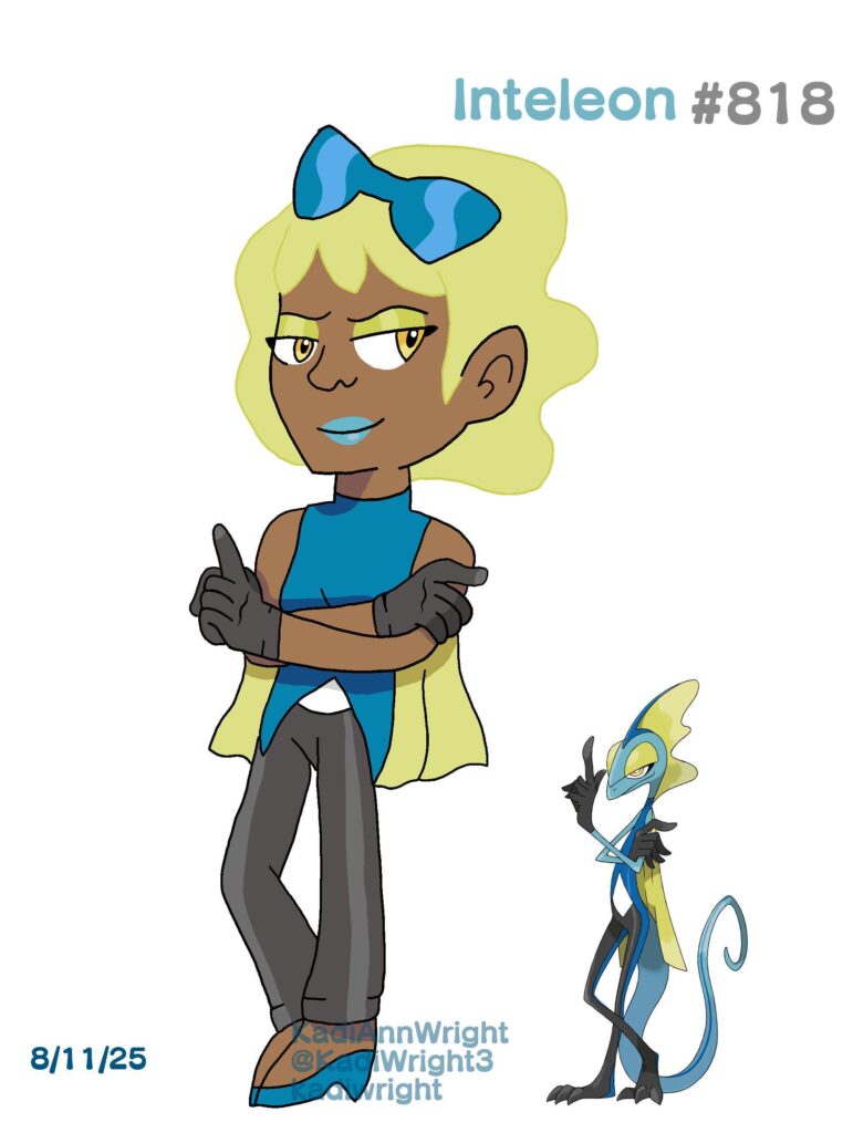 Humanized Inteleon (Art by me)