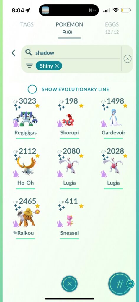 Rocket Week = Shiny Shadow Flex Week. How many do you guys have?