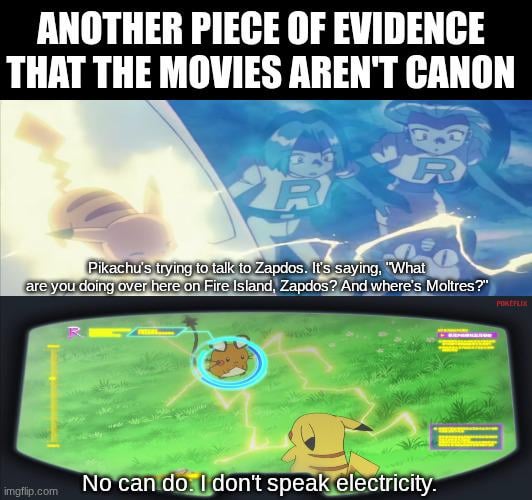 Pokemon episodes and movies difference (OC)