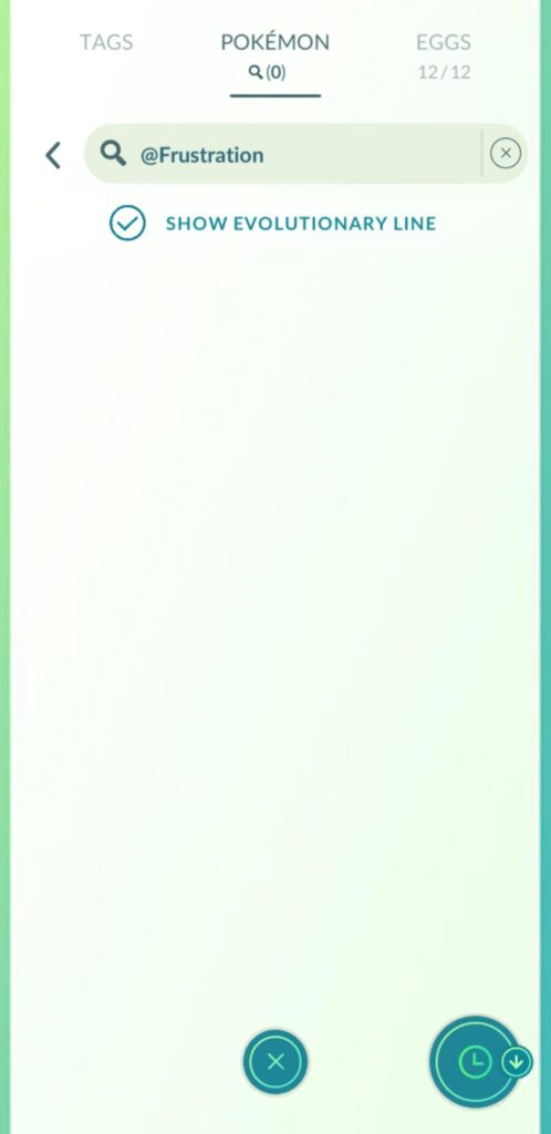 Why can't I filter for Frustration?