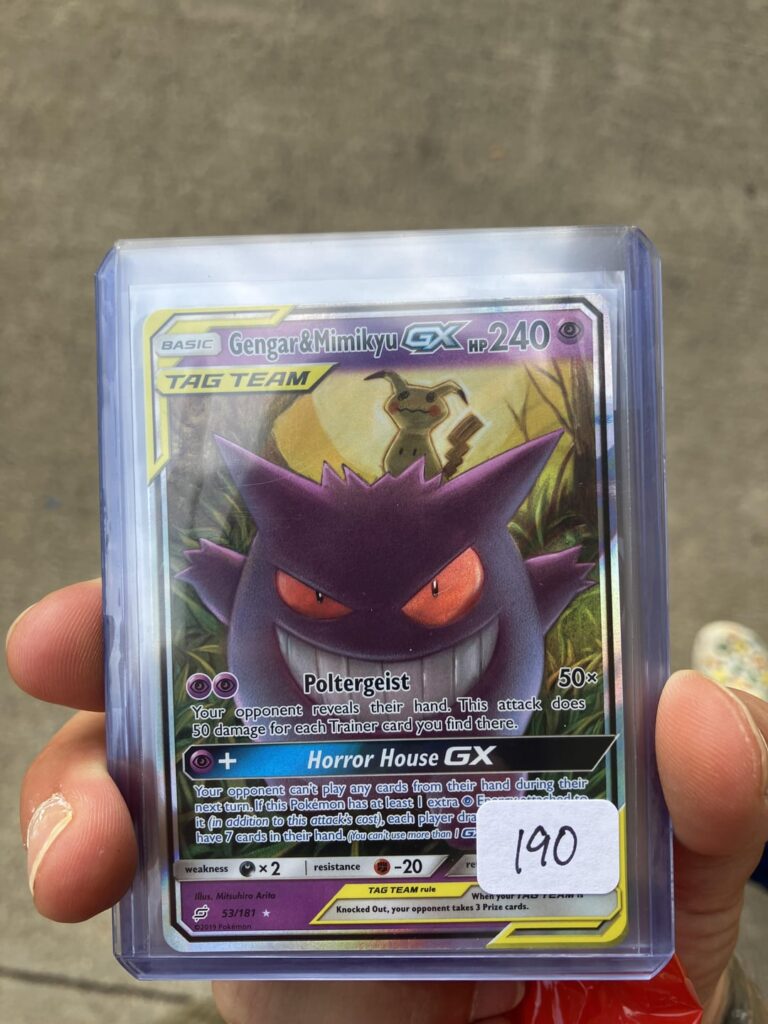 Midnight run to the card shop last night with my son. We went back for the mimikyu today after work.