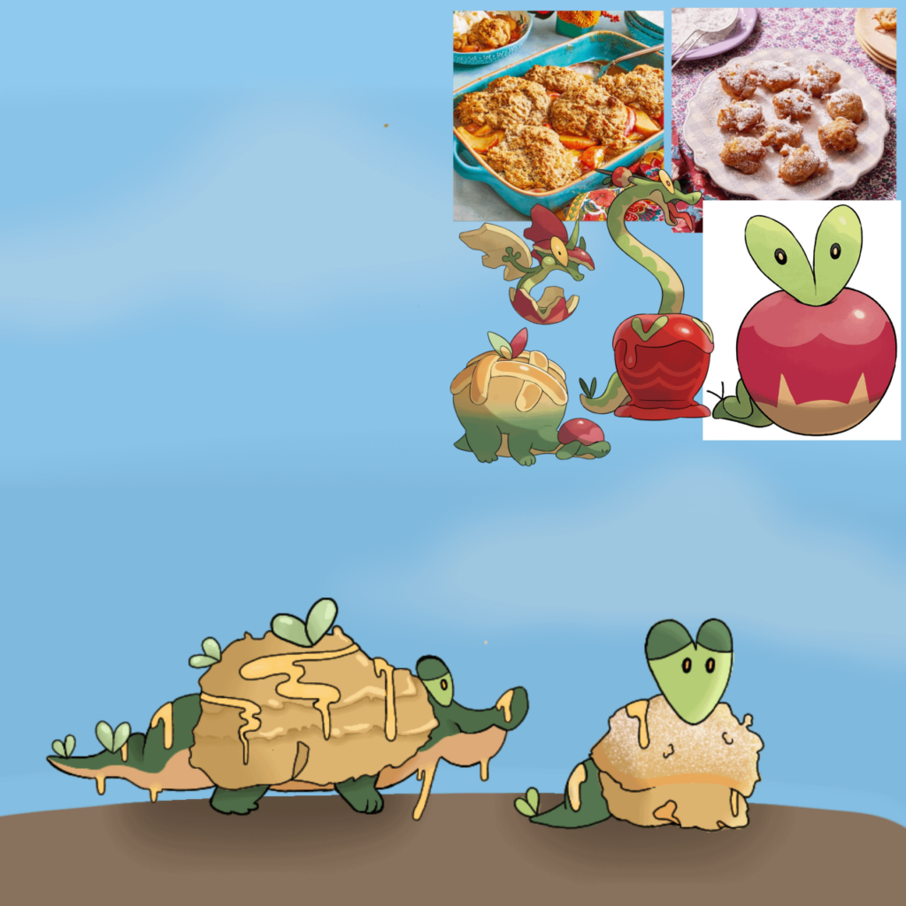 Applin and Appletun Regional Variants