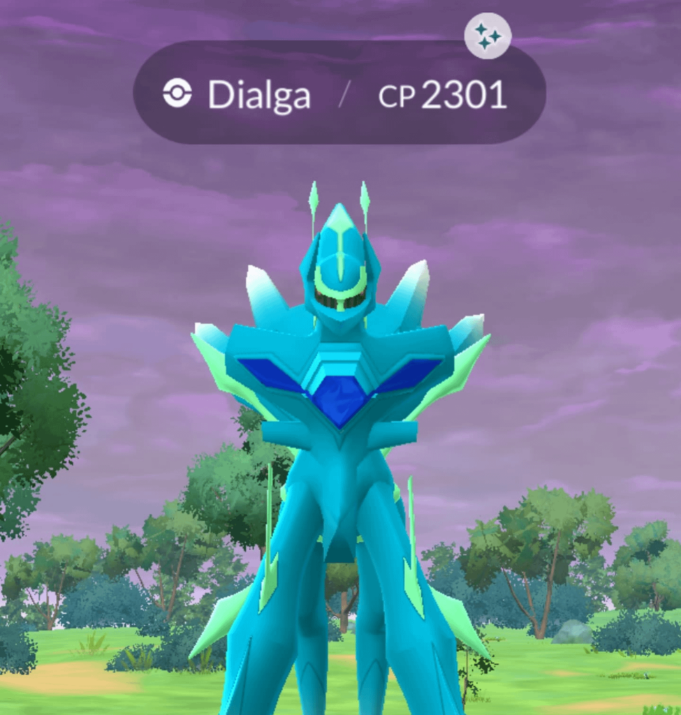 Did anyone get a Spacial Rend or RoT in your free shiny palkias and dialgas?