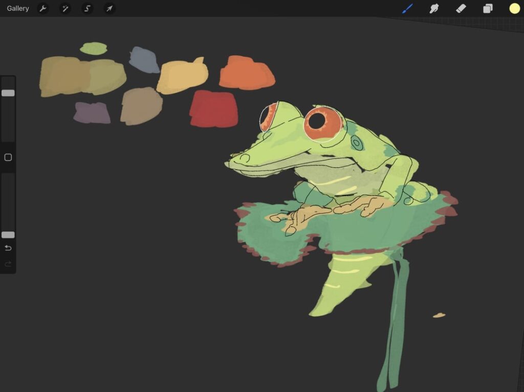 Little frog Pokémon