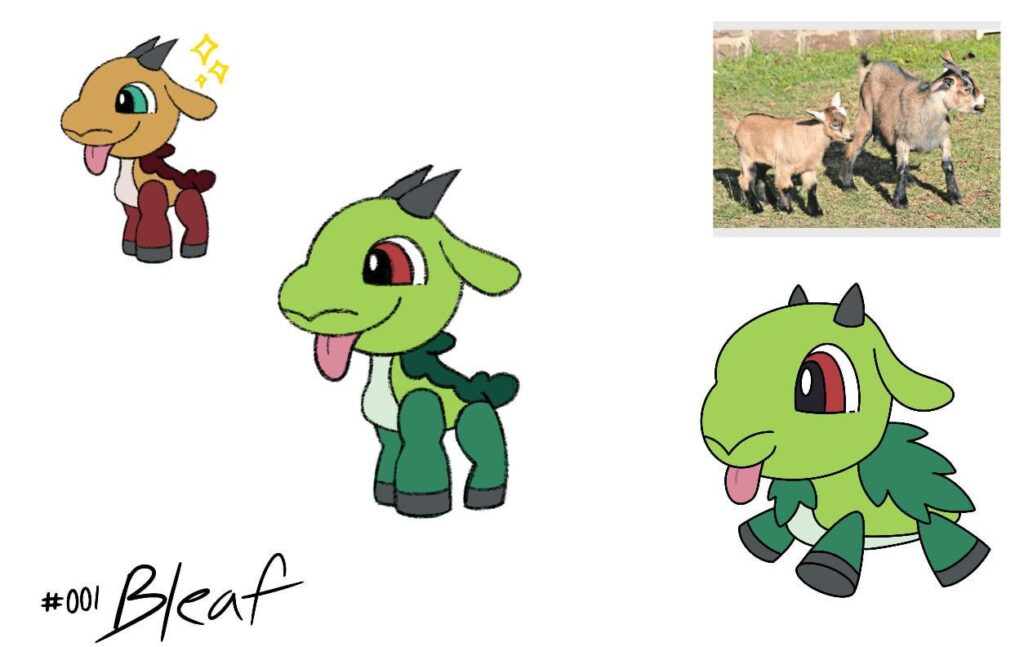 Currently redesigning my old grass starter, looking for feedback.