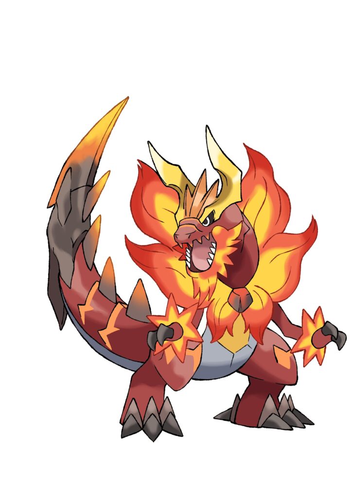 This is a Fanmade Mega Tyrantrum I Commissioned.
