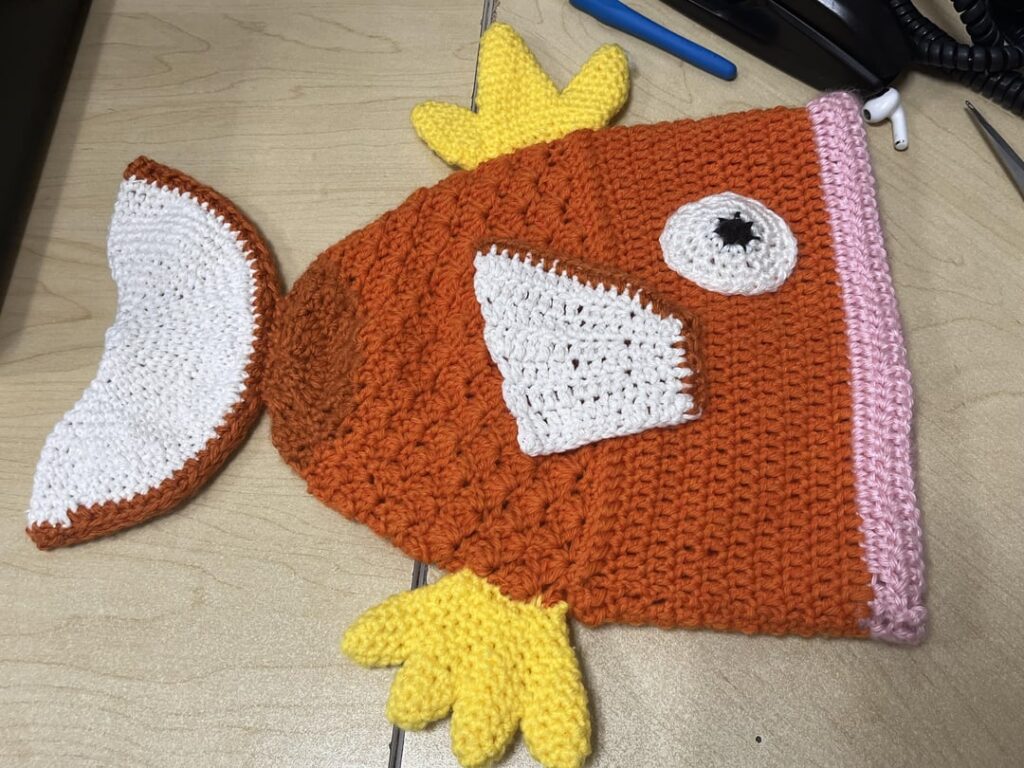 I crocheted the most useless Pokemon into a beanie