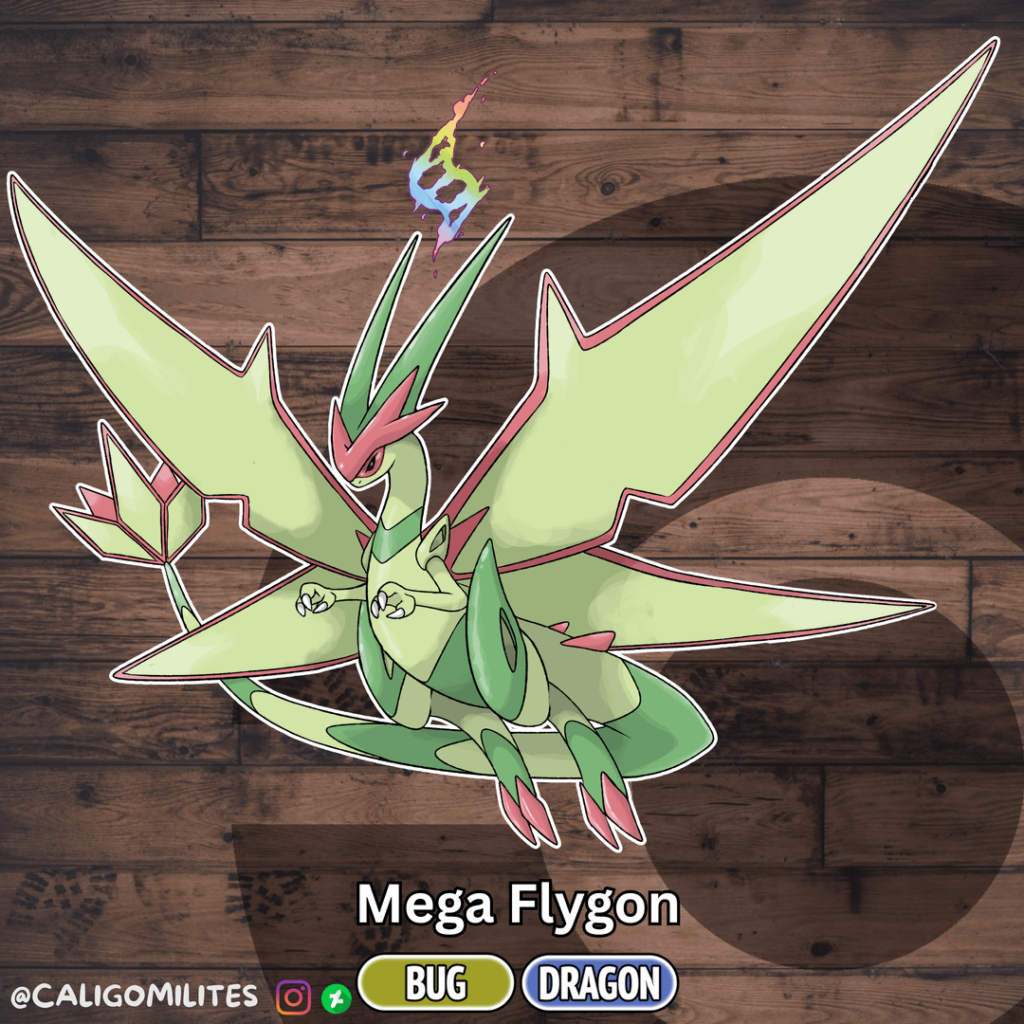 Mega Flygon - Bug / Dragon