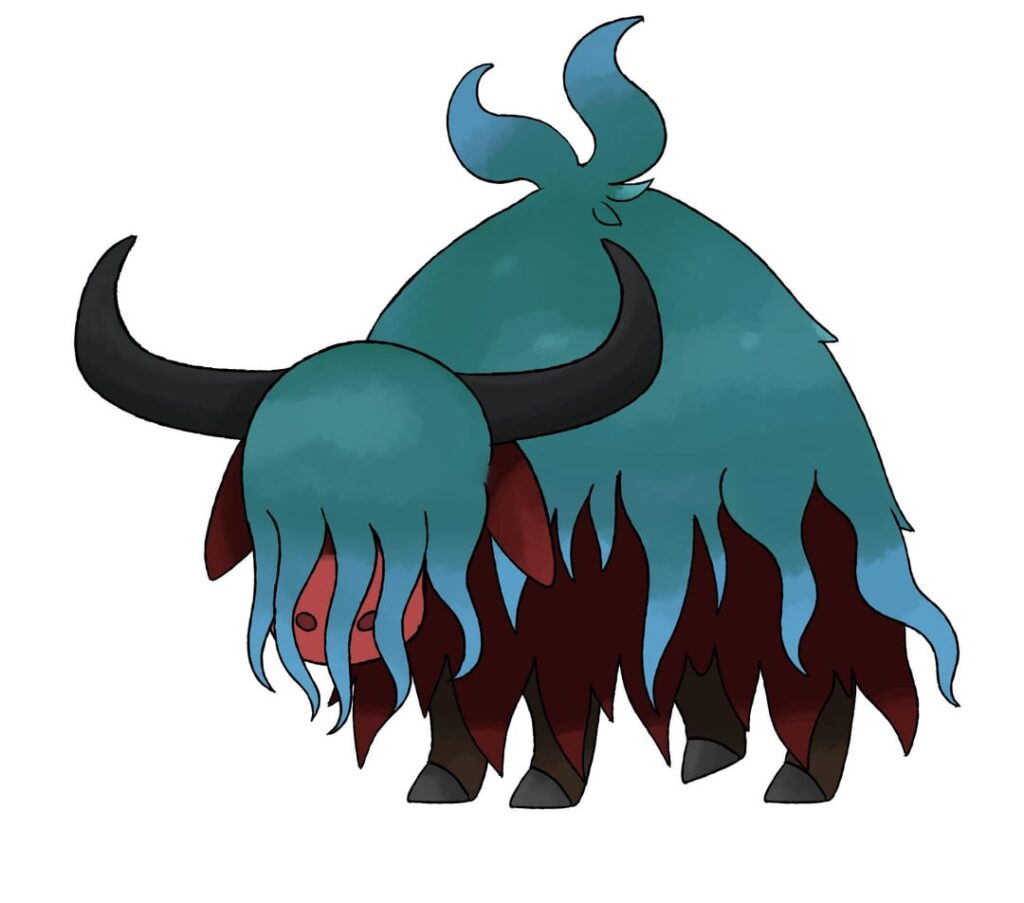 Highland cattle Pokemon (currently nameless)