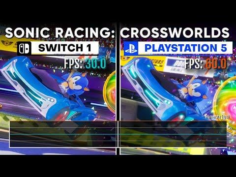 Sonic Racing: CrossWorlds - Does It Hold Up on Switch? (Framerate and Graphics Comparison)