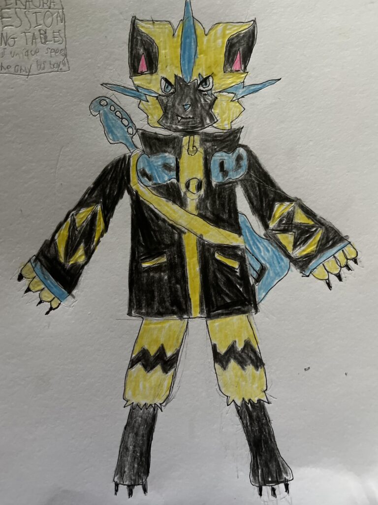 Blitz the zeraora 🐱⚡️🎸