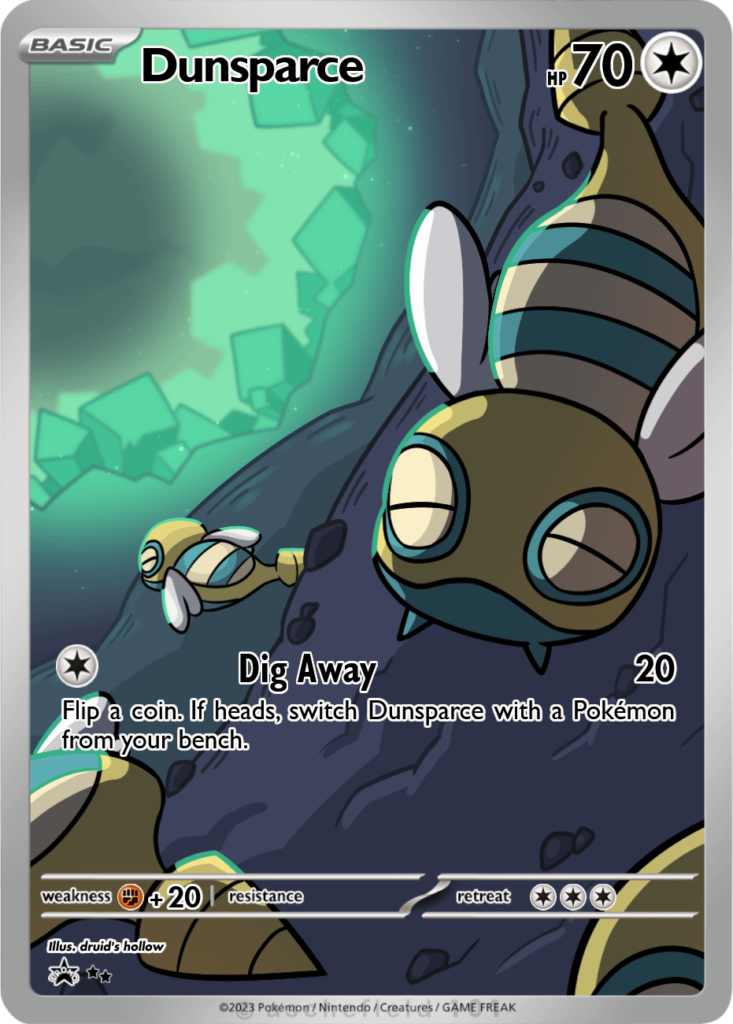 made a card of one of my favourite pokemon! probably gonna do a few more!