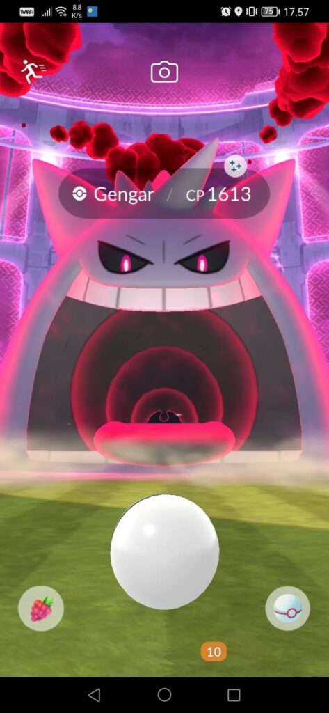 Got a remote pass in the breakthrough research and decided to do ONE raid, and got a shiny gigantamax gengar (not bad IVs either)