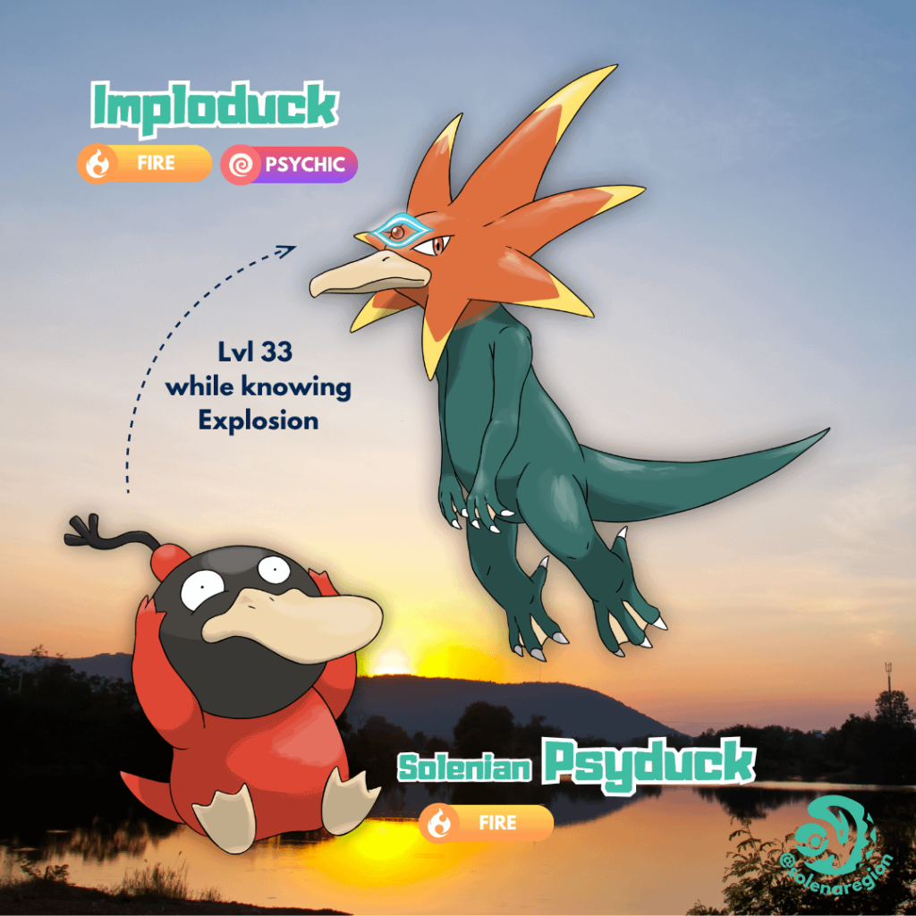 Solena Region Psyduck and Imploduck