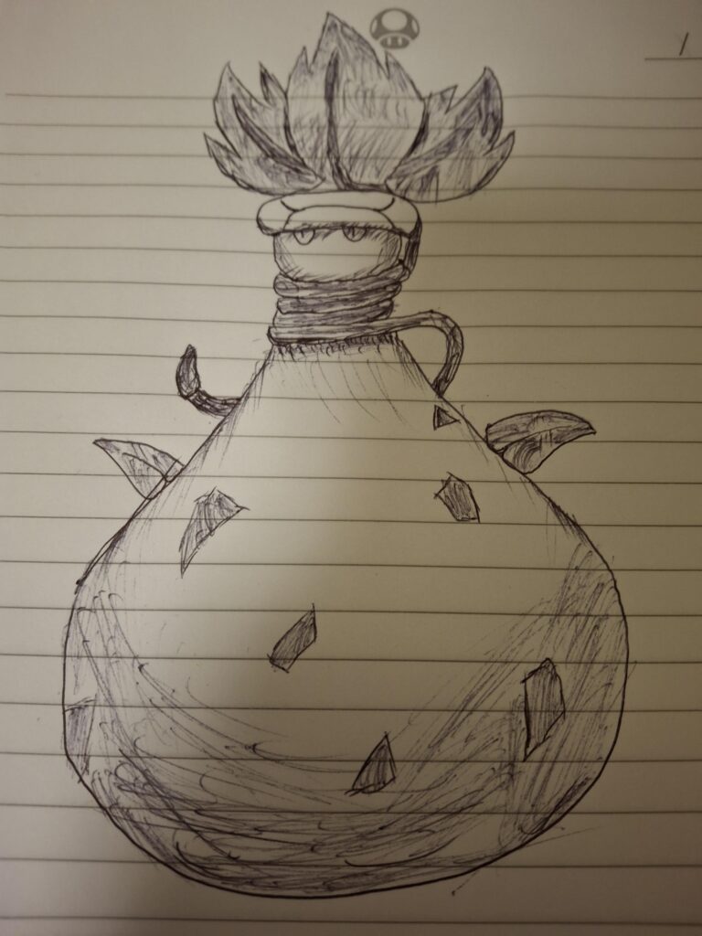Ballpoint pen Drawing of Mega Victreebel